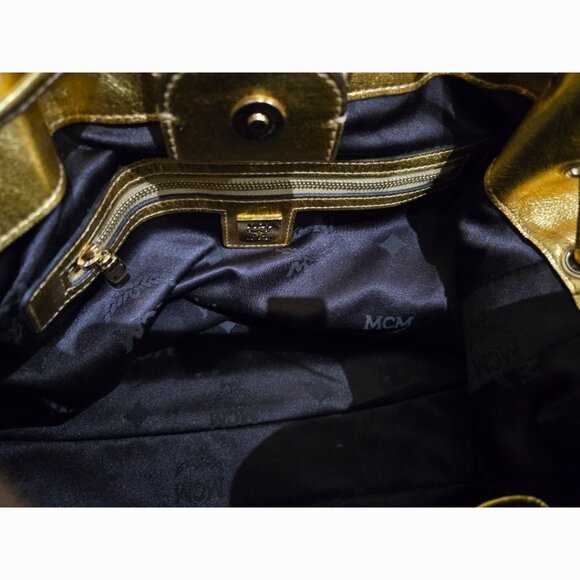 EUC Authentic MCM Snake Print Satchel RARE - Picture 15 of 15